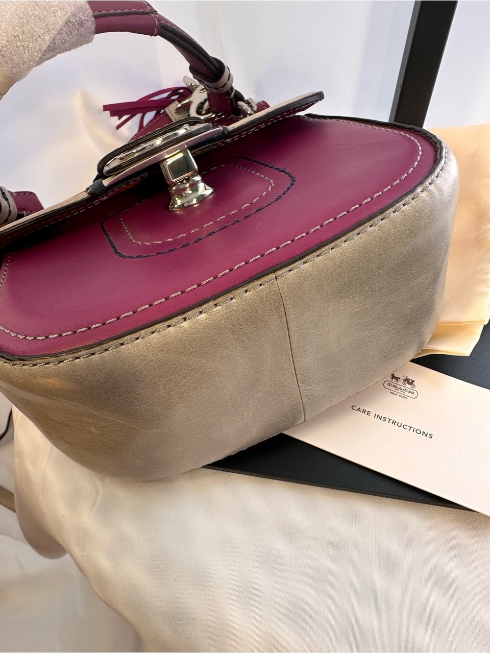 Coach Legacy Mini Willis crossbody option. 70th anniversary 2012 edition NWT - Picture 6 of 12